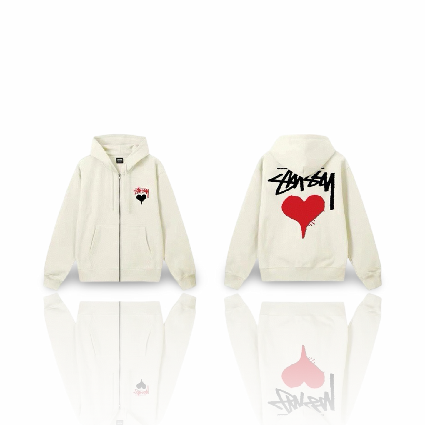 Stüssy Zip Hoodie - Eestileiud